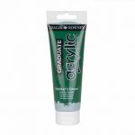 acrylic paints graduate daler rowney cadmium hookers green