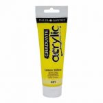 acrylic paints graduate daler rowney lemon yellow