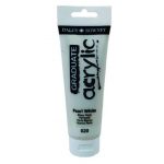 acrylic paints graduate daler rowney pearl white