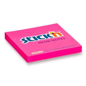 Stick notes neon pink