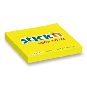 Stick notes neon yellow