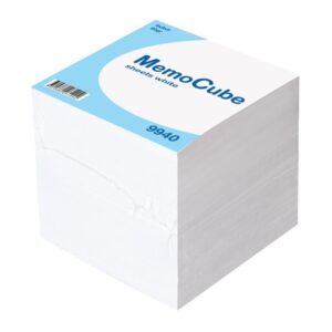 Memo cube sheets white