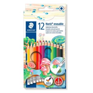 12 erasable color pencils