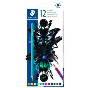 12 colored pencils