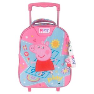 Mini trolley backpack Peppa