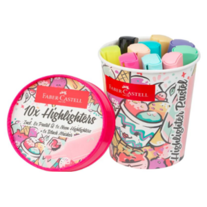 Pastel highlighters pack of 10