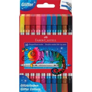 Glitter markers Faber Castell