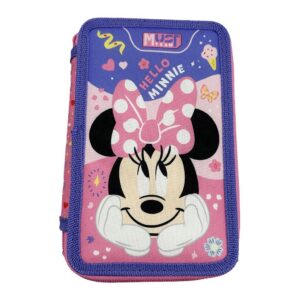 Minnie pencil case triple