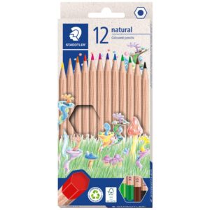 Colored pencils natural 12pcs