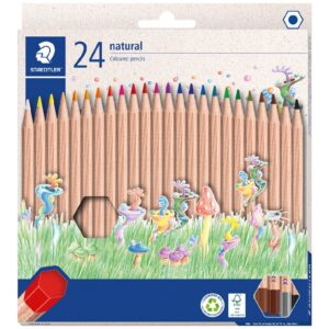Colored pencils natural 24pcs